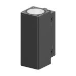 Ledvance Applique Murale Urban Vario Aluminium Noir Up & Down 29W 2600lm - 822-827 CCT | IP65 