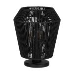 Eglo Lampe De Chevet Persley Acier Noir | IP20 - Convient pour 1x E27 