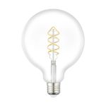 Eglo LED E27 Poire Claire Filament 7.3W 806lm - 827 Blanc Très Chaud | Équivalent 60W