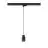 SLV Spot sur rail Suspension Luminaire Puri 2.0 3 Phases  Aluminium Noir | Convient pour 1x GU10 - Dimmable