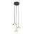 Emibig Suspension Luminaire Elit Acier Noir | Convient pour 3x GX53 - Max 12W