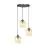 Emibig Suspension Luminaire Istar Acier Noir | Convient pour 3x E27 - Max 10W