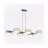 Emibig Suspension Luminaire Drumz Acier Brun | Convient pour 6x E14 - Max 10W