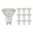Lot 10x Noxion Spot LED GU10 PAR16 4W 345lm 36D - 830 Blanc Chaud | Dimmable - Équivalent 50W