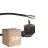 Lot 50x Noxion Power Câble d’alimentation Noir - Schuko Europlug + Extrémités ouvertes - 3m - 3 pole 0,75mm2