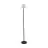 Eglo Lampadaires Salon Montapalma-L Solar Acier Noir 2W 190lm - 830 Blanc Chaud | IP54 - Dimmable - USB-C
