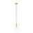 Eglo Suspension Luminaire Manizales Acier Dorée | IP20 - Convient pour 1x E27 