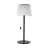 Eglo Lampe De Chevet Scordiano Solar Acier Noir 2W 220lm - 830-840-865 CCT | IP44 - USB-C