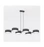 Emibig Suspension Luminaire Drumz Acier Noir | Convient pour 6x E14 - Max 10W