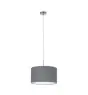 Eglo Suspension Luminaire Pasteri Acier Nickel Satiné | IP20 - Convient pour 1x E27 
