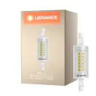 Ledvance Slim Line LED R7s 78mm Claire 7W 806lm - 827 Blanc Très Chaud | Équivalent 60W