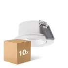 Lot 10x Ledvance Spot LED Air Adjust Aluminium Blanc 4W 320lm 36D - 930 Blanc Chaud | Diamètre 68mm - IP23 - Meilleur rendu des couleurs - Dimmable