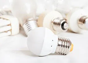 Full spectrum LED and other light sources in the background